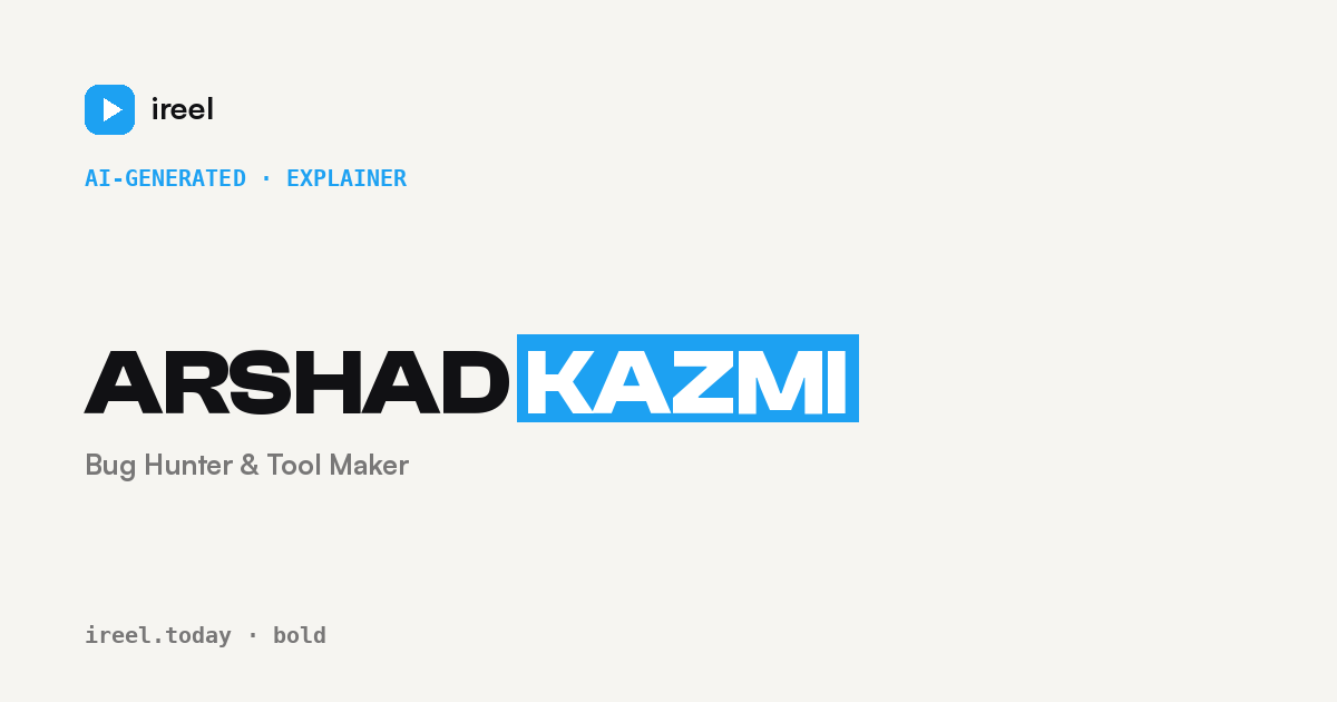Arshad Kazmi
